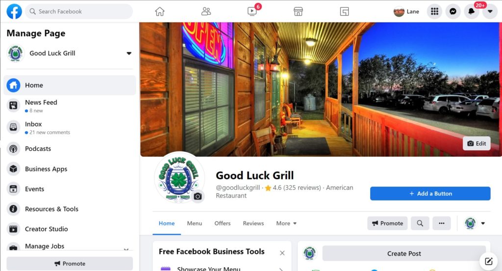Small business Facebook set up