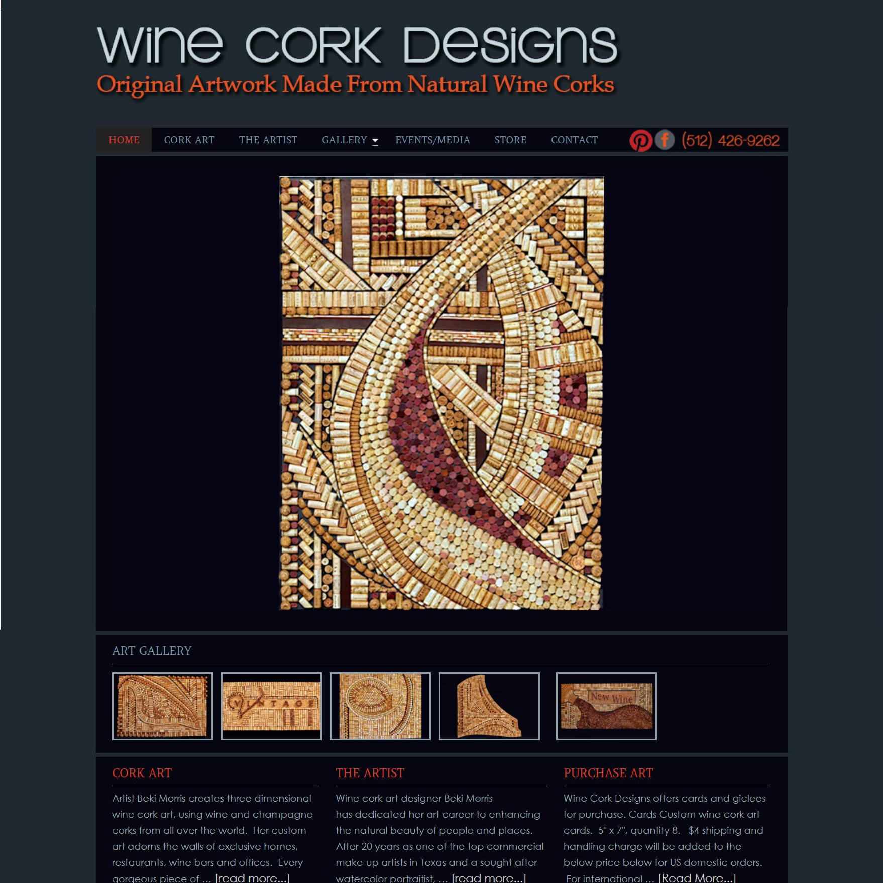 artist website development
